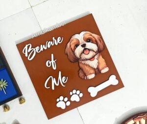 Dog theme Nameplate