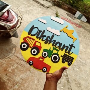 Car Love Kids Nameplate