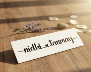 Mini Love Nameplate