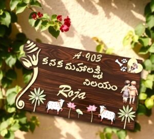 Pichwai Ganesha Nameboard