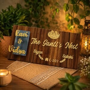 Premium  Wooden + Metal Duo